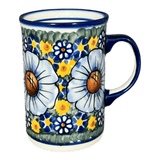 Mug, Straight Mug, 8 oz, WR (WR14A) in "Chamomile" by W.R. Ceramika | WR14A-RC4