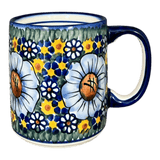 Mug, Straight Mug, 12 oz, WR (WR14E) in "Chamomile" by W.R. Ceramika | WR14E-RC4