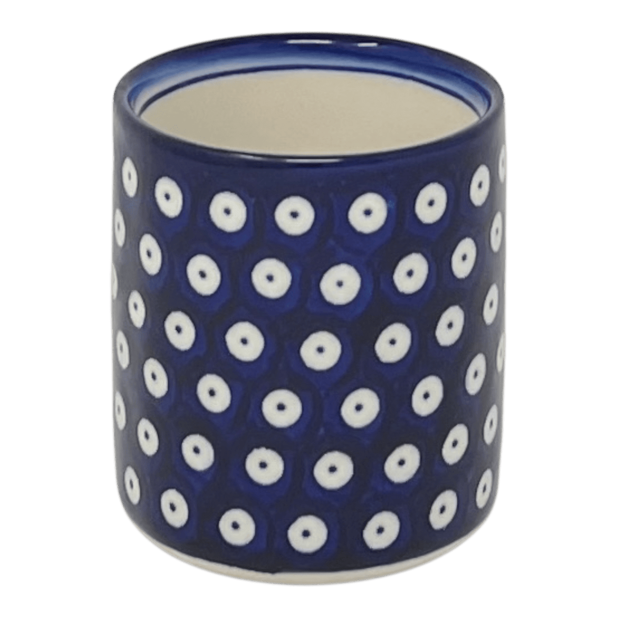 Tumbler, Short, 12 oz, WR (WR14J) in "Dot to Dot" by W.R. Ceramika | WR14J-SM2