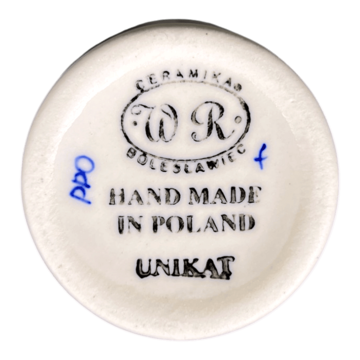 Wine Cup, 6 oz, WR (WR14K) in "Pansy Storm" by W.R. Ceramika | WR14K-EZ3
