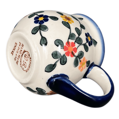 Mug, Belly Mug, 8 oz Small, WR (WR14N) in "Rainbow Shower" by W.R. Ceramika | WR14N-NP18