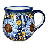 Mug, Belly Mug, 10 oz. Medium, WR (WR14T) in "Chamomile" by W.R. Ceramika | WR14T-RC4