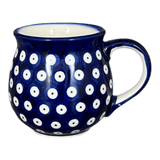 Mug, Belly Mug, 10 oz. Medium, WR (WR14T) in "Dot to Dot" by W.R. Ceramika | WR14T-SM2