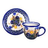Cup & Saucer, 5oz, WR, WR, (WR17HI) in "Butterfly Delight" by W.R. Ceramika | WR17HI-PP2
