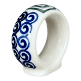 Napkin Ring, 2", WR (WR18B) in "Greek Columns" by W.R. Ceramika | WR18B-NP20