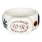 Napkin Ring, 2", WR (WR18B) in "Mosquito" by W.R. Ceramika | WR18B-SM3