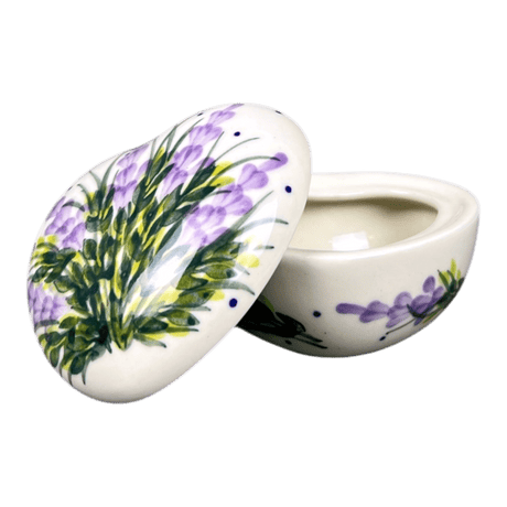 Heart Box, 3.5", WR (WR21A) in "Lavender Fields" by W.R. Ceramika | WR21A-BW4