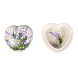 Heart Box, 3.5", WR (WR21A) in "Lavender Fields" by W.R. Ceramika | WR21A-BW4