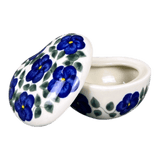 Heart Box, 3.5", WR (WR21A) in "Pansy Storm" by W.R. Ceramika | WR21A-EZ3