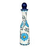 Bottle with Cork, 13.5 oz, WR (WR2E) in "Baby Blue Bling" by W.R. Ceramika | WR2E-WR32