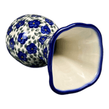 Vase, Fluted, 8.25", WR (WR301) in "Pansy Storm" by W.R. Ceramika | WR301-EZ3