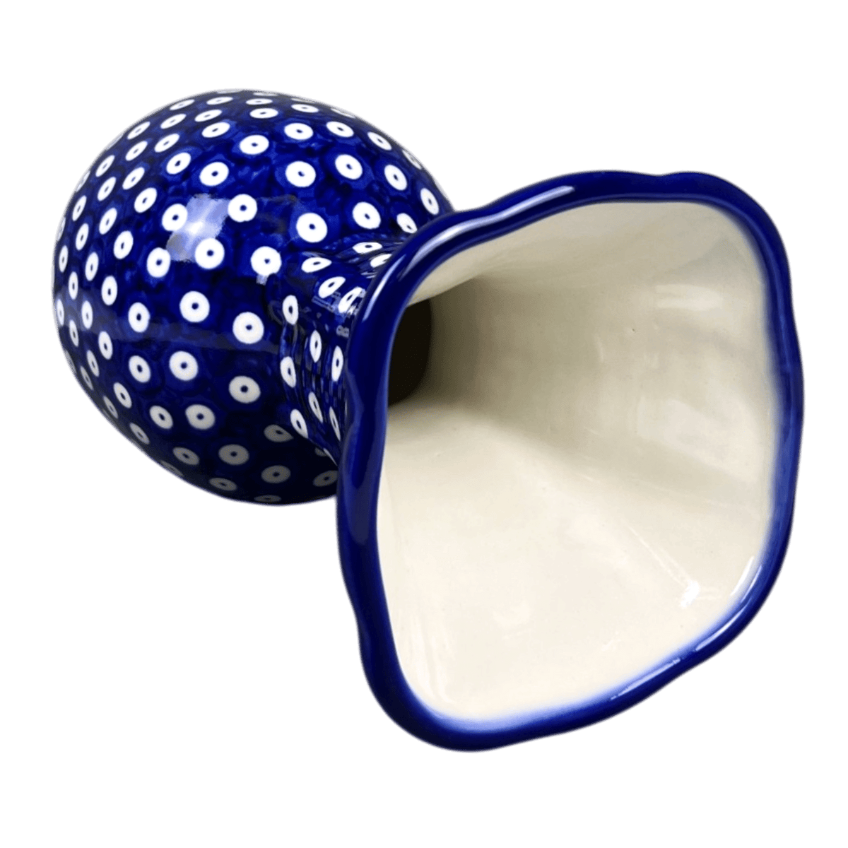 Vase, Fluted, 8.25", WR (WR301) in "Mosquito" by W.R. Ceramika | WR301-SM3