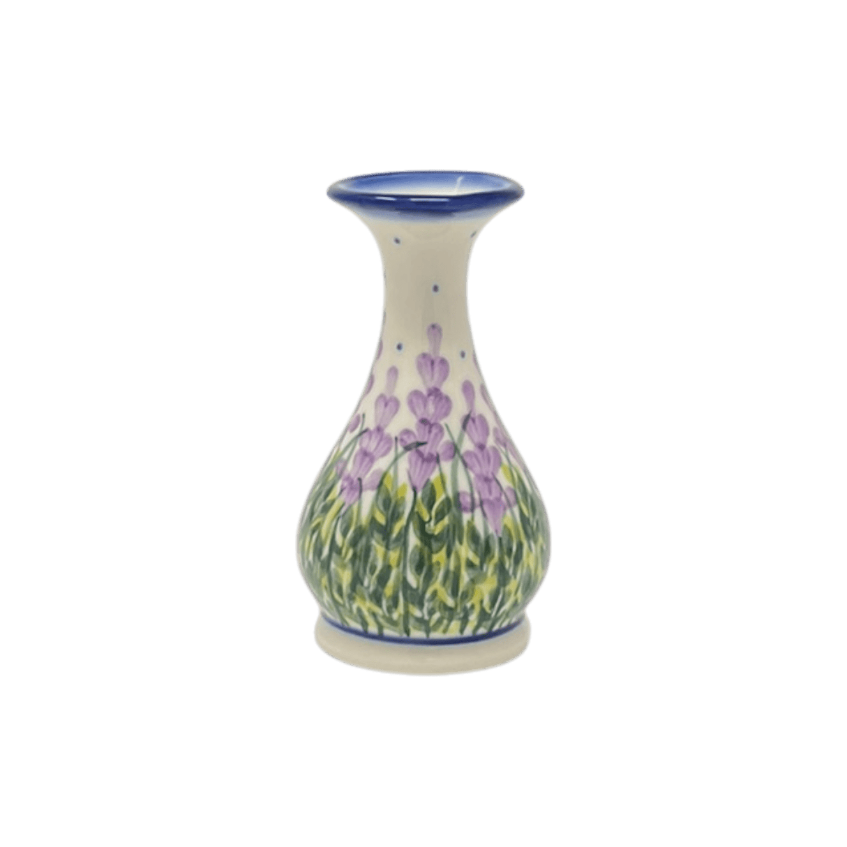 Vase, 4.5", WR (WR302) in "Lavender Fields" by W.R. Ceramika | WR302-BW4