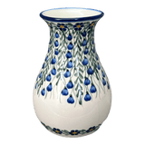 Vase, Tall, 8.5", WR (WR30D) in "Modern Blue Cascade" by W.R. Ceramika | WR30D-GP1