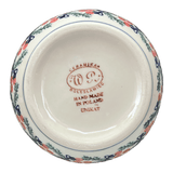 Vase, Tall, 8.5", WR (WR30D) in "Bows in Snow" by W.R. Ceramika | WR30D-WR15