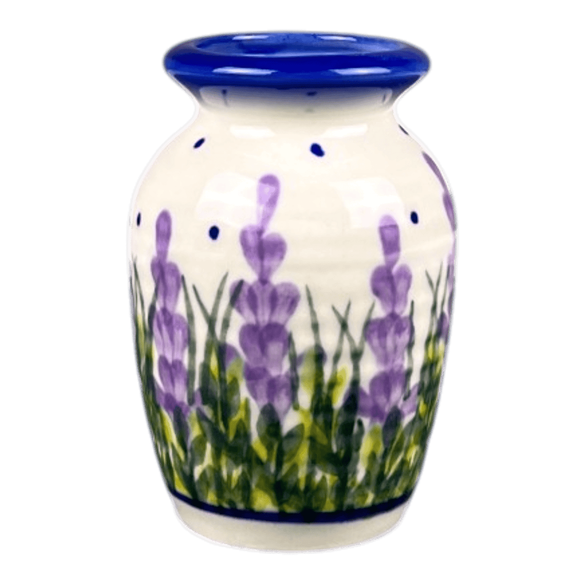 Vase, Mini, 3.25", WR (WR30JA) in "Lavender Fields" by W.R. Ceramika | WR30JA-BW4