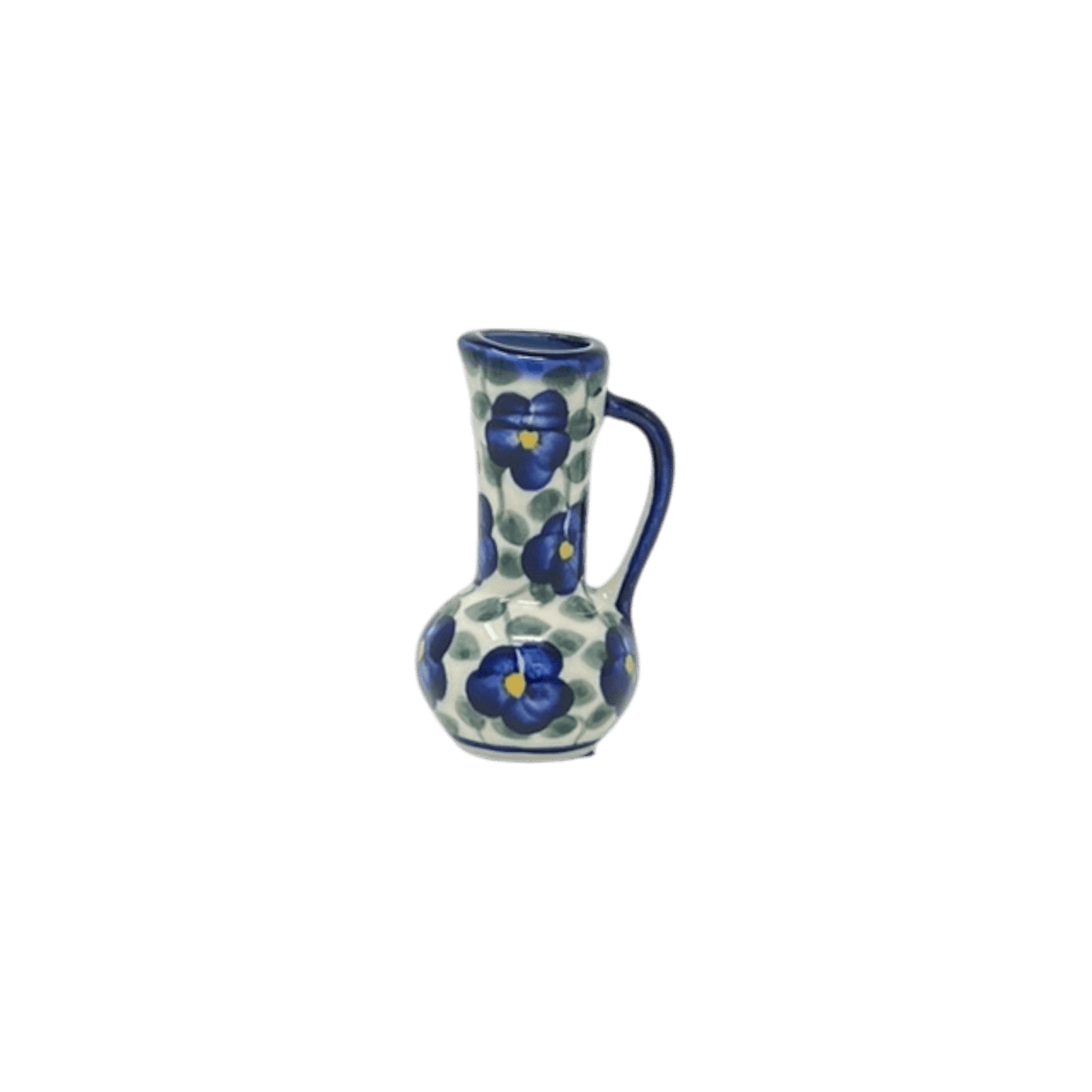 Vase, Miniature Bud, 3.25", WR (WR30K) in "Pansy Storm" by W.R. Ceramika | WR30K-EZ3