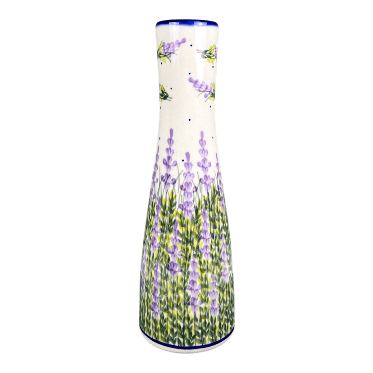 Vase, Tall, 14",  WR (WR30R) in "Lavender Fields" by W.R. Ceramika | WR30R-BW4