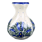 Vase, Scalloped, 6", WR (WR30Z) in "Delphinium Spray" by W.R. Ceramika | WR30Z-BW3