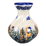 Vase, Scalloped, 6", WR (WR30Z) in "Butterfly Delight" by W.R. Ceramika | WR30Z-PP2