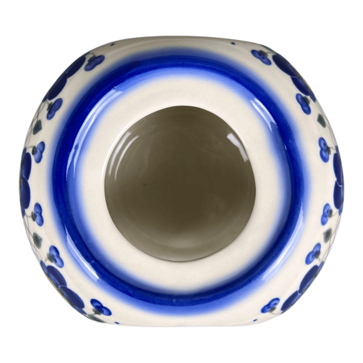 Heater/Warmer, 5.75", WR (WR36B) in "Pansy Wreath" by W.R. Ceramika | WR36B-EZ2