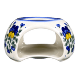 Heater/Warmer, 5.75", WR (WR36B) in "Pansy Wreath" by W.R. Ceramika | WR36B-EZ2
