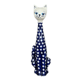 Figurine, Tall Cat, 12.5", WR (WR40A) in "Dot to Dot" by W.R. Ceramika | WR40A-SM2