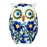 Figurine, Owl, 3" Small, WR (WR40J) in "Modern Blue Cascade" by W.R. Ceramika | WR40J-GP1