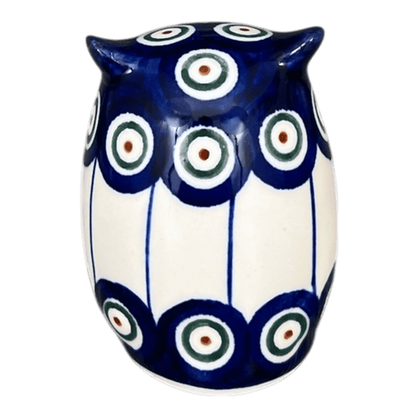 Figurine, Owl, 3" Small, WR (WR40J) in "Peacock in Line" by W.R. Ceramika | WR40J-SM1
