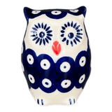Figurine, Owl, 3" Small, WR (WR40J) in "Dot to Dot" by W.R. Ceramika | WR40J-SM2