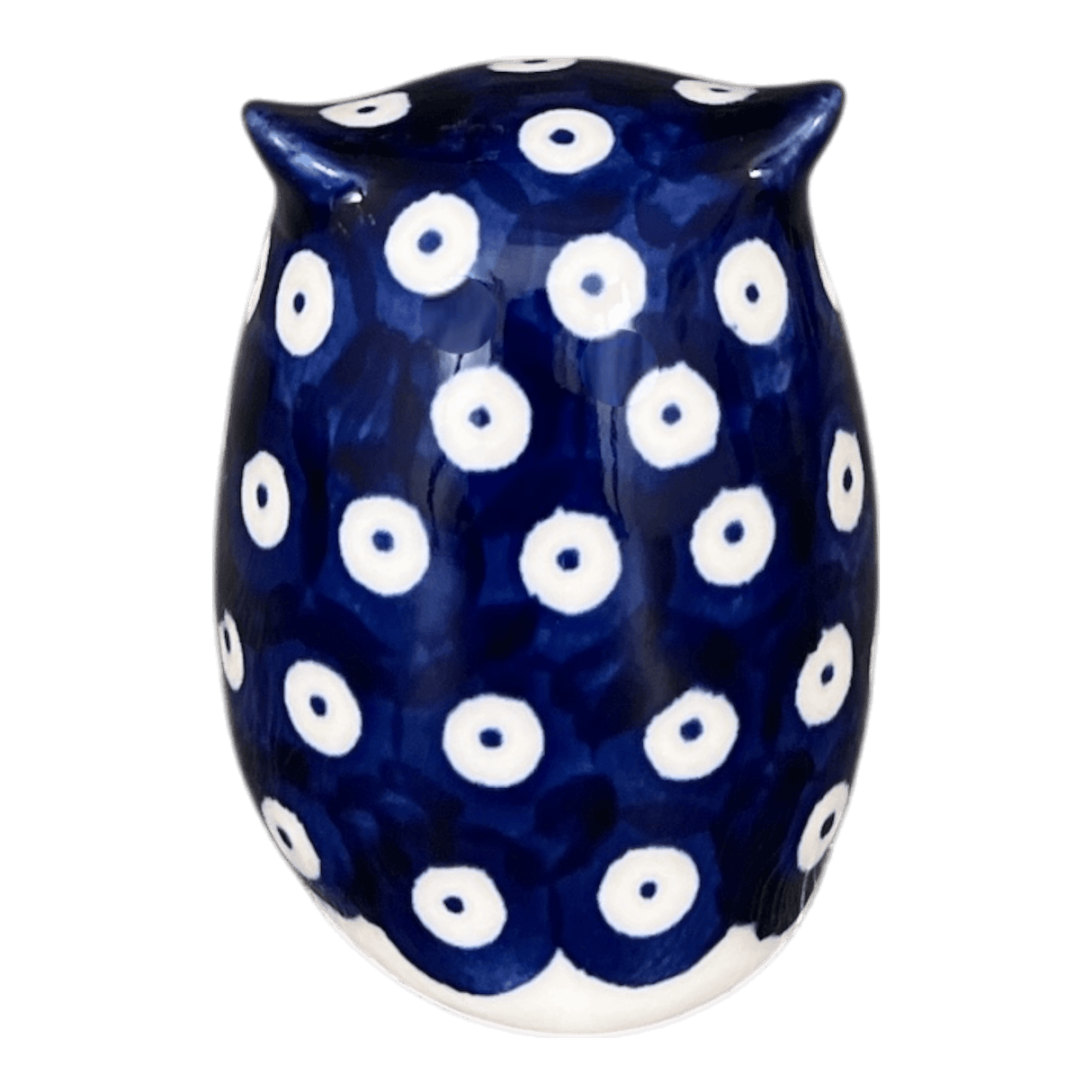 Figurine, Owl, 3" Small, WR (WR40J) in "Dot to Dot" by W.R. Ceramika | WR40J-SM2