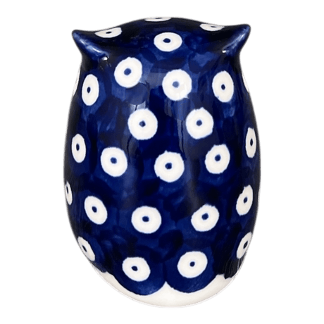 Figurine, Owl, 3" Small, WR (WR40J) in "Dot to Dot" by W.R. Ceramika | WR40J-SM2