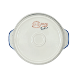 Baker, Round, 8", WR (WR43F) in "Delphinium Spray" by W.R. Ceramika | WR43F-BW3