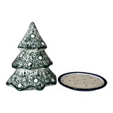 Luminary, Christmas Tree, 5", WR (WR44A) in "Winter Cabin" by W.R. Ceramika | WR44A-AB1