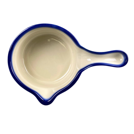 Server, Sauce, 12oz, WR, (WR50B) in "Blue Floral Trellis" by W.R. Ceramika | WR50B-DT3