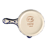 Server, Sauce, 12oz, WR, (WR50B) in "Blue Floral Trellis" by W.R. Ceramika | WR50B-DT3