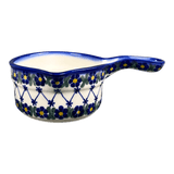 Server, Sauce, 12oz, WR, (WR50B) in "Blue Floral Trellis" by W.R. Ceramika | WR50B-DT3