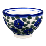 Bowl, Round, Dipping, 3.75", WR (WR51C) in "Pansy Storm" by W.R. Ceramika | WR51C-EZ3