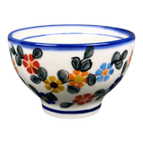 Bowl, Round, Dipping, 3.75", WR (WR51C) in "Rainbow Shower" by W.R. Ceramika | WR51C-NP18