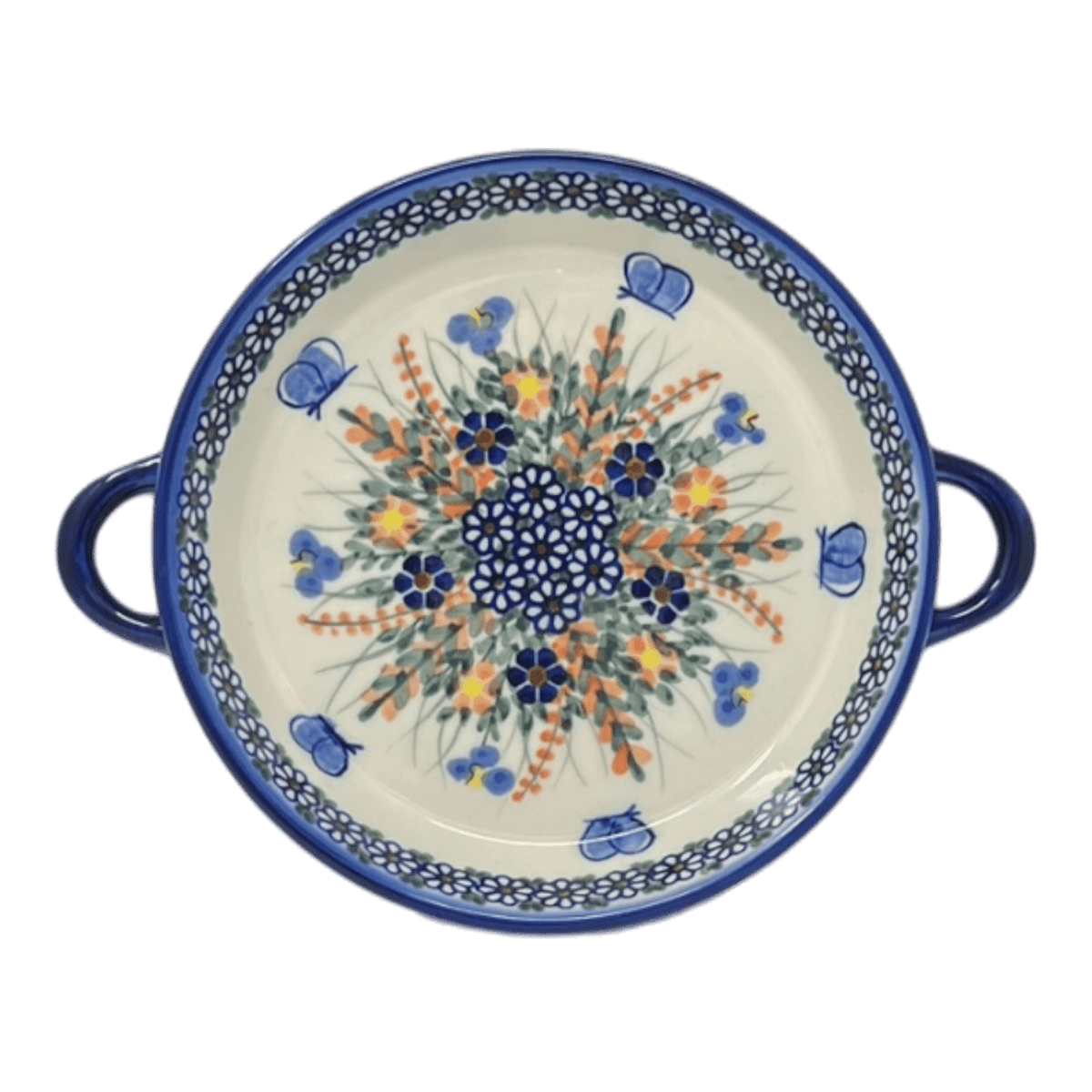 Individual Casserole, Round Dish Handles, 7.75
