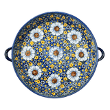 Casserole, Round Dish Handles, 11", WR (WR52C) in "Chamomile" by W.R. Ceramika | WR52C-RC4