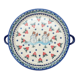 Casserole, Round Dish Handles, 11", WR (WR52C) in "Frosty & Friend" by W.R. Ceramika | WR52C-WR11