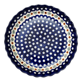 Polish Pottery Tart Pan (Mosquito) | WR52D-SM3 Additional Image at PolishPotteryOutlet.com