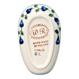 Spoon Rest, 3.5" x 5", WR (WR55D) in "Pansy Storm" by W.R. Ceramika | WR55D-EZ3