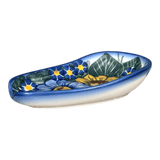Spoon Rest, 3.5" x 5", WR (WR55D) in "Bed of Blossoms" by W.R. Ceramika | WR55D-KG2