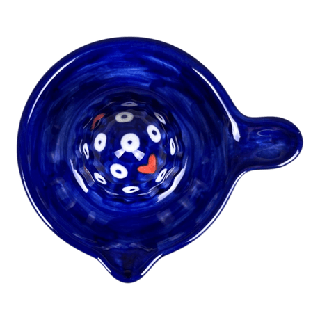 Juicer, 2.5", WR (WR56A) in "Hearts & Dots" by W.R. Ceramika | WR56A-SMA2