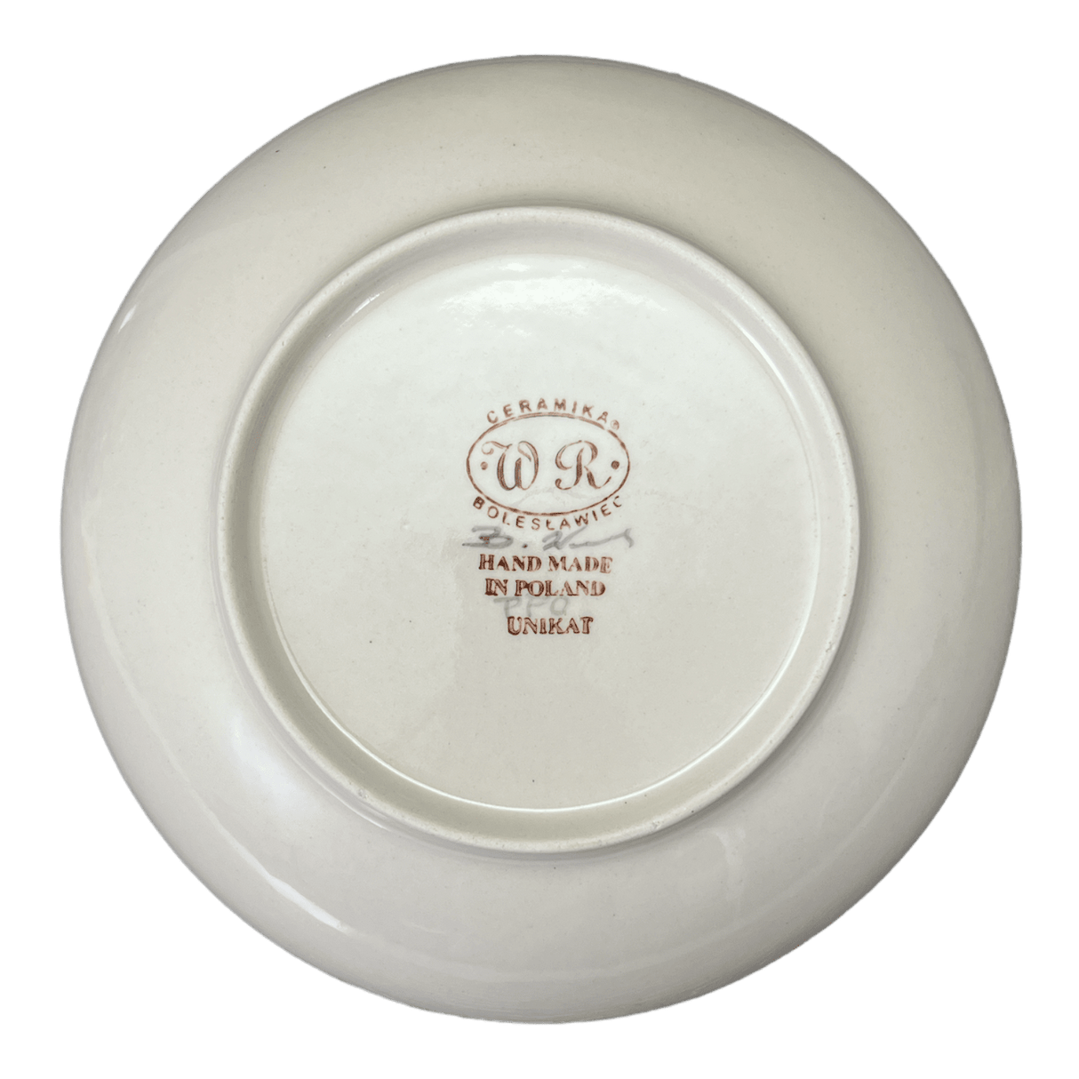 Bowl, Round, Pasta Bowl, WR (WR5E) in "Delphinium Spray" by W.R. Ceramika | WR5E-BW3