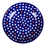 Bowl, Round, Pasta Bowl, WR (WR5E) in "Hearts & Dots" by W.R. Ceramika | WR5E-SMA2