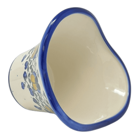 Vase, Garden, 5.5", WR (WR66A) in "Pansy Wreath" by W.R. Ceramika | WR66A-EZ2