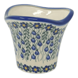 Vase, Garden, 5.5", WR (WR66A) in "Modern Blue Cascade" by W.R. Ceramika | WR66A-GP1